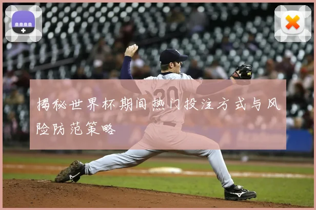 揭秘世界杯期间热门投注方式与风险防范策略
